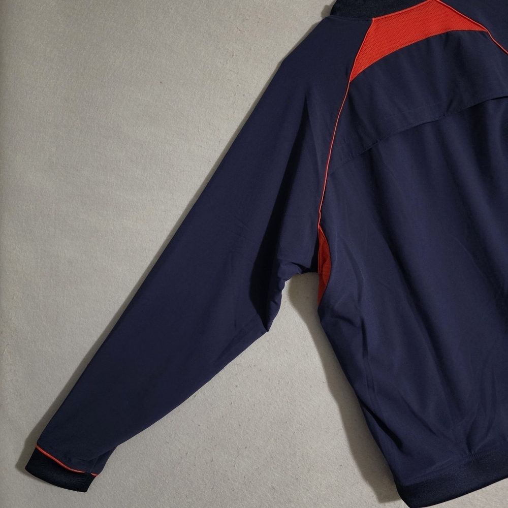 Under Armour Mens Auburn Tigers V Neck Long Sleeve Pullover Windbreaker Size M - Picture 12 of 12